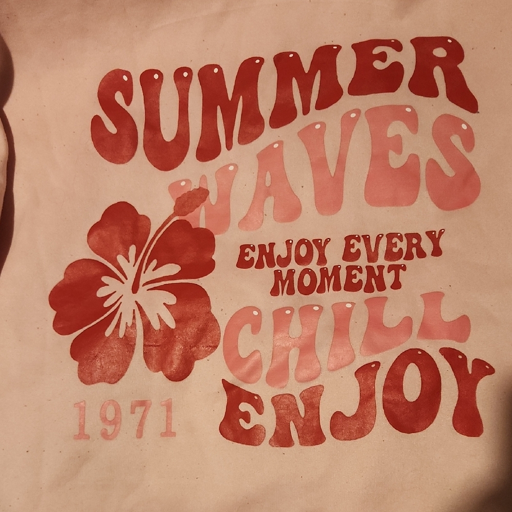 Red and Pink Graphic Tee